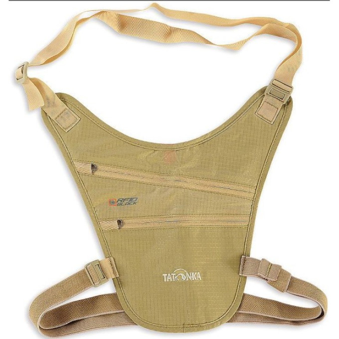 Сумочка-кошелек для скрытого ношения на шее TATONKA SKIN CHEST HOLSTER natural 2859,225 - natural